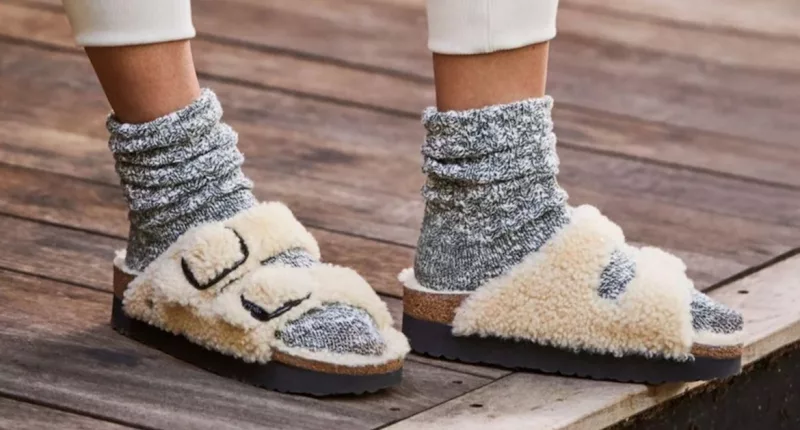 Everyone’s Favorite ‘Ugly’ Sandals Just Got a Cozy Makeover, so You Can Wear Them Straight out of the Box (and in Colder Temps, Too)