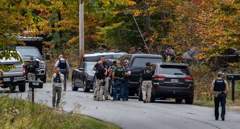 FBI descend on Maine shooter suspect Robert Card's home