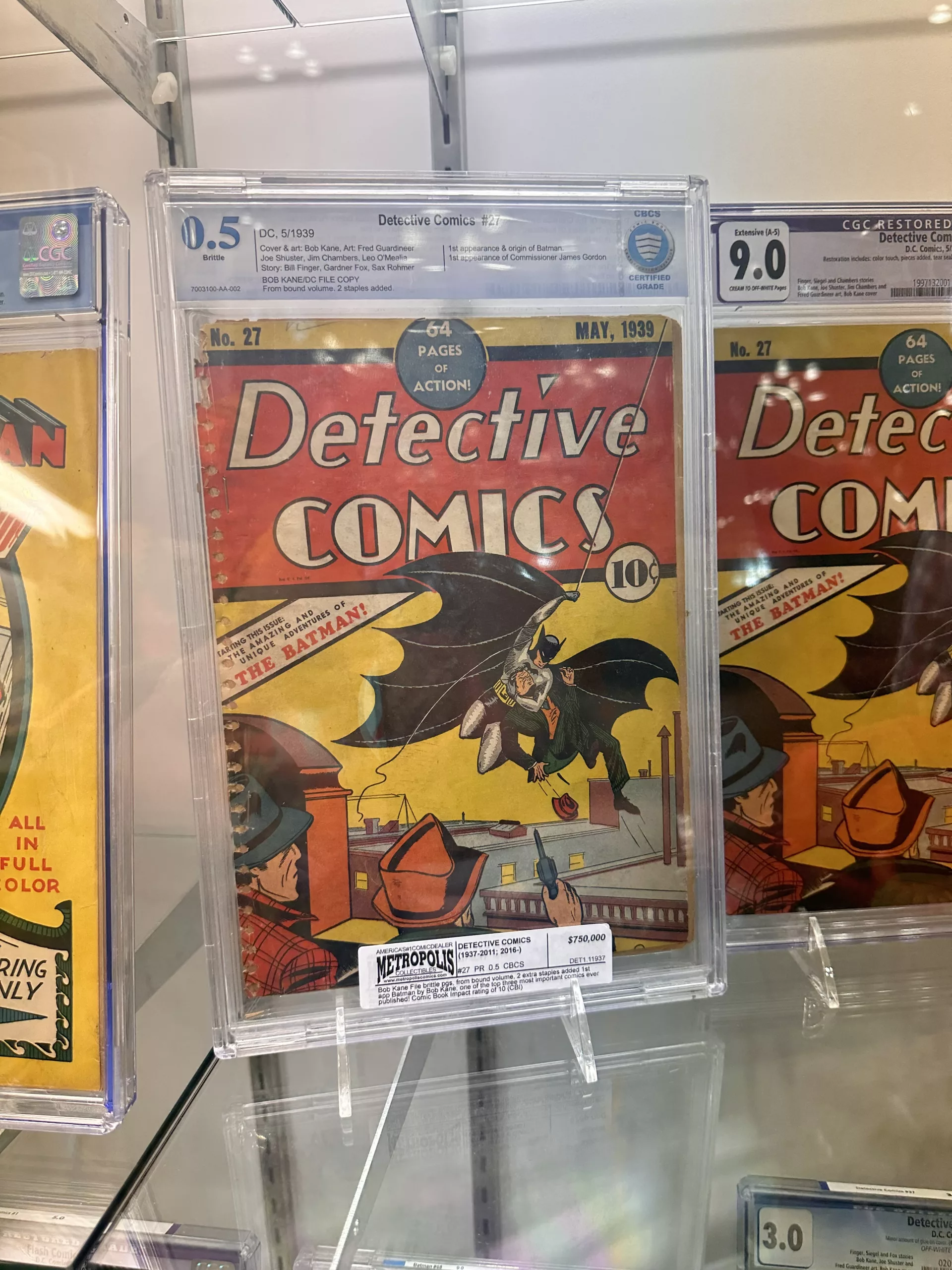 A Batman comic sold for $750,000 at New York Comic Con on Friday