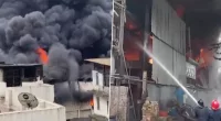 Fire breaks out at dyeing factory