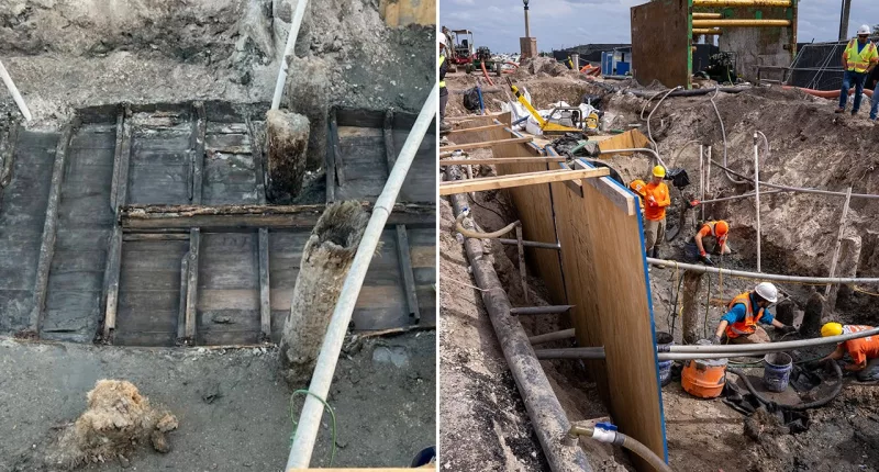 Florida road crew unearths unusual find from 1800s in highway