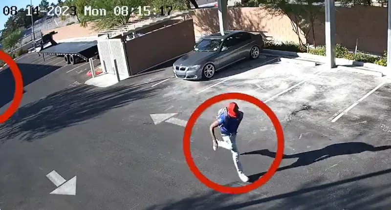 Footage shows teens hitting cyclist hours before ex-police chief