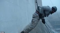 Former Dallas Cowboys star Dez Bryant was left dangling off the side of a dam that he was repelling down on a FOX reality television show