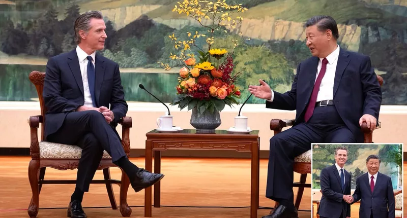 Gavin Newsom gets a warm welcome from Xi Jinping
