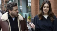 Dr Paolo Macchiarini and Benita walk together on Dr. Death Season 2