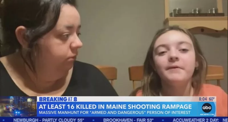 Girl is grazed by bullet after Maine shooter opened fire