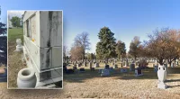 Graveyard ghouls on the loose after 'disturbing' mausoleum raid