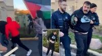 Gunman is arrested at pro-Palestine protest in Illinois city