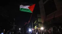 HUNDREDS of protesters surround US embassy in Lebanon