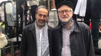 Zaher Birawi and Jeremy Corbyn