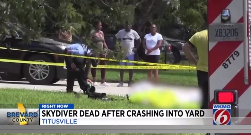 Police are now investigating the death of a Florida skydiver who died with a parachute attached on Saturday