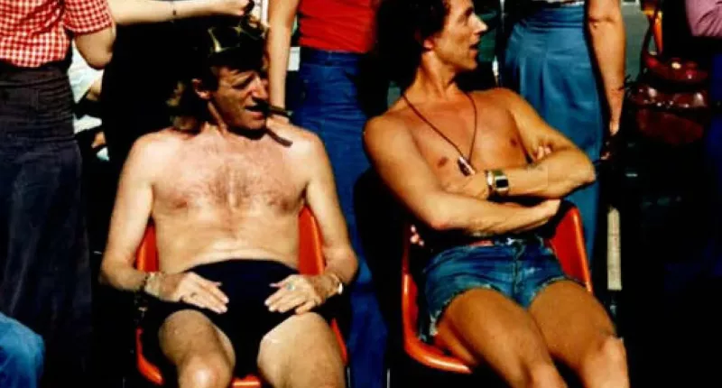 Ray Teret with mentor Jimmy Saville