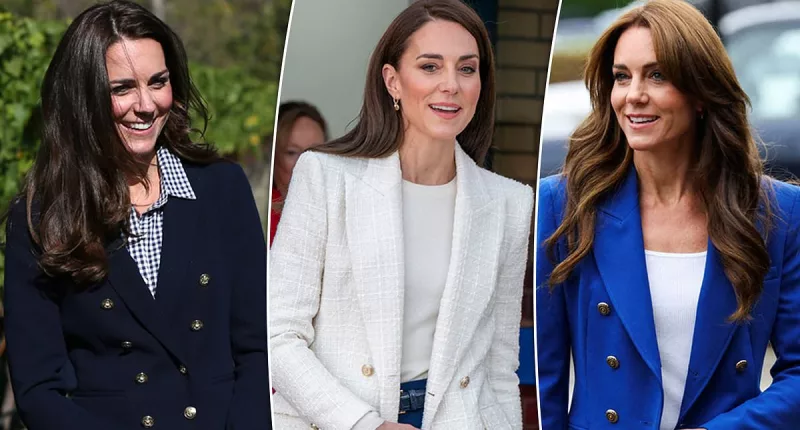 How Kate Middleton wears the Zara blazer jacket on repeat