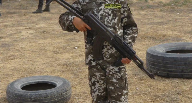 Hamas commanders are training baby-faced boy soldiers to fight Israeli ­forces, it was claimed