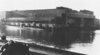 The 'Elbe II' bunker in Hamburg was built to protect Germany's precious U-boats
