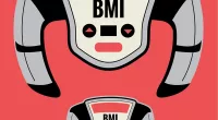 How to Calculate BMI in Kilograms and Height — Stock Vector