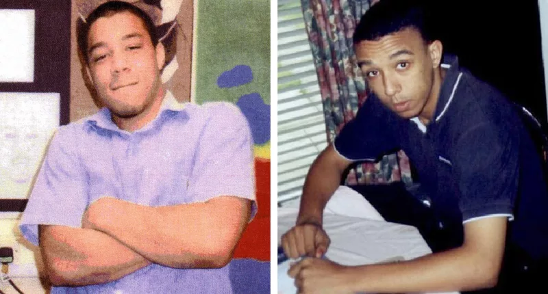 Gunmen Carlton Alveranga, 20 (left) and Richard Austin, 19, both lost their lives in the botched hit in Salford
