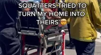 A TikToker uploaded a video of supposed squatters who over stayed their time in an Airbnb