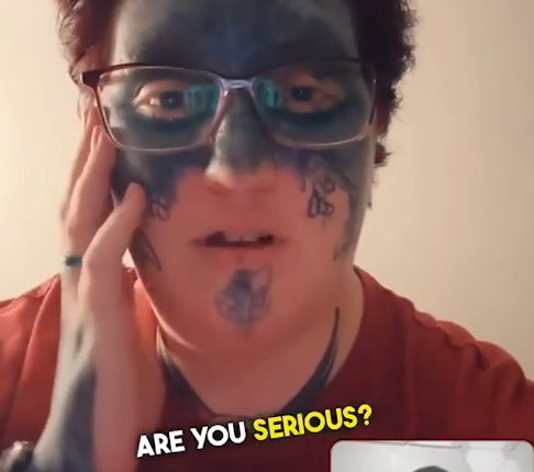 The moment Taylor White was told a random stranger was going to pay for her face tattoo removal