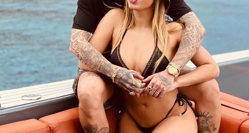 MC Guime got the ink of his former wife Lexa in 2018