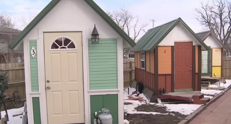 A tiny home village is housing residents for free