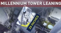 Residents of a tilting tower in San Francisco are being asked to help cover the costs of stabilizing building