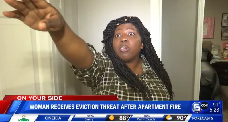 A travel nurse in Tennessee said she was punished for having renter's insurance on her apartment after a fire. She said her landlord tried to evict her over the tragedy