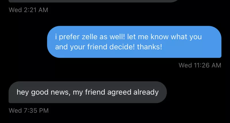 I nearly fell victim to a Zelle scam while trying to sell concert tickets