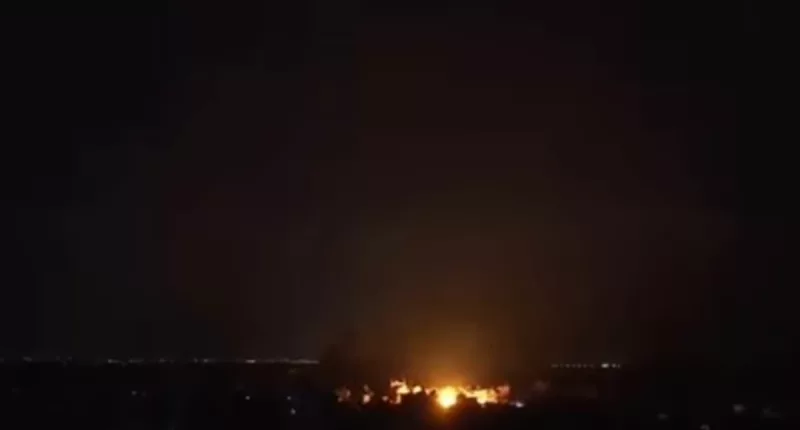 IDF video of rocket misfiring at the same time Gaza hospital was hit