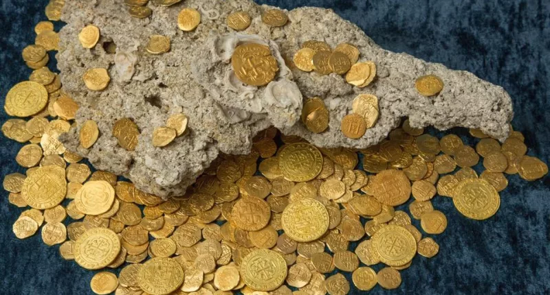 A treasure hunter found ancient coins off the coast of Florida worth $4.5million