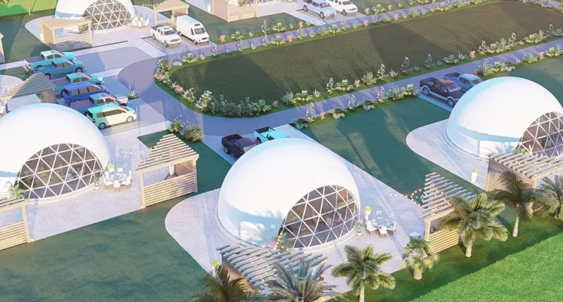 A business owner has been sued after drafting plans to create a rent-free tiny home village near the charred remains of the Maui, Hawaii, wildfires