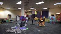 YouTubers Urbax Vibes explored an abandoned Chuck E Cheese at night to see what had been left behind