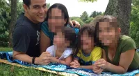 Pedro Argote, seen with his family, is being hunted by cops in Maryland