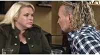 Janelle Brown and Kody Brown in a scene still from season 17 of TLC