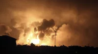 The heaviest bombing yet has seen Gaza battered from land, sea and air