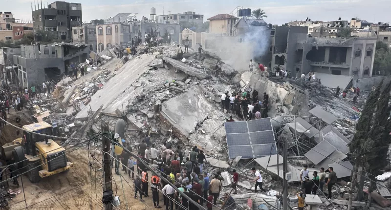 Israel claimed today's airstrike wiped out a Hamas stronghold
