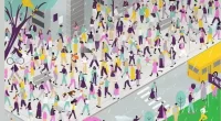 The timer starts now! spot the man with the umbrella in less than 15 seconds