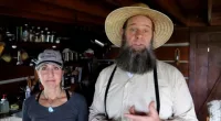 Doug and Stacy have minimized their electricity use so they can live an off-the-grid lifestyle without solar panels