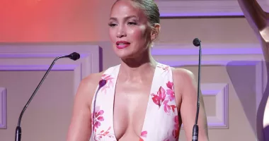 Jennifer Lopez, 54, flashes cleavage at LA's Daytime Beauty Awards