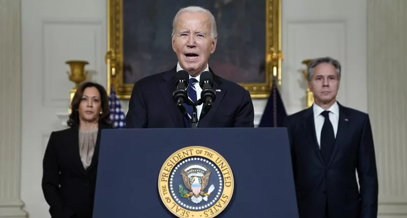 Joe Biden says 14 Americans died in Israel during 'act of sheer EVIL'