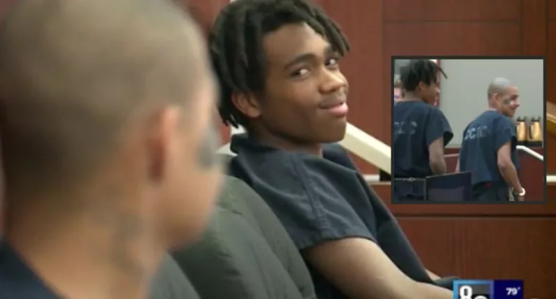 Jzamir Keys, Jesus Ayala smile at Andy Probst's family