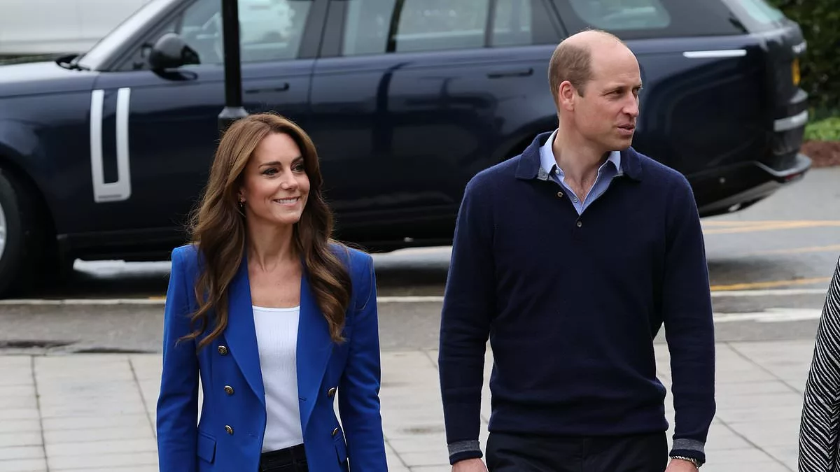 Kate and William don sports gear on visit to Marlow