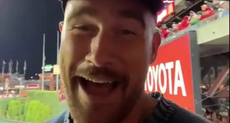 Kelce joins brother Jason at Phillies' game after weekend with Swift