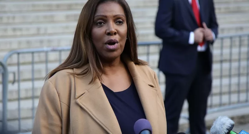 Letitia James slams Trump after ex-president stormed out of court