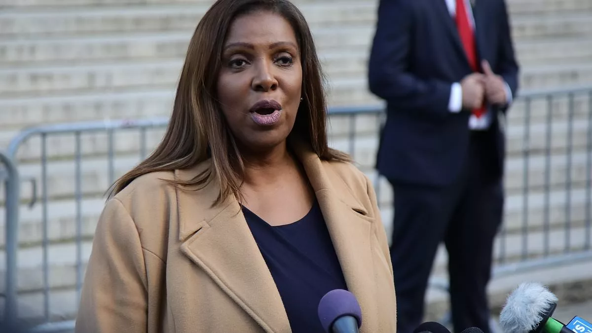 Letitia James slams Trump after ex-president stormed out of court