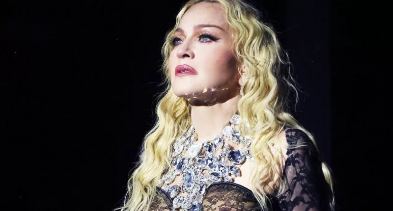 Madonna's voice breaks as she fights tears during powerful Israel-Palestine speech