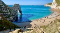 Hundreds of kilos of cocaine were found washed up in holdalls off the picturesque Durdle Door in Dorset