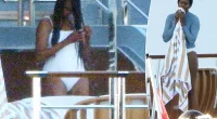 Michelle Obama soaks up the Mediterranean sun on Spielberg's new yacht