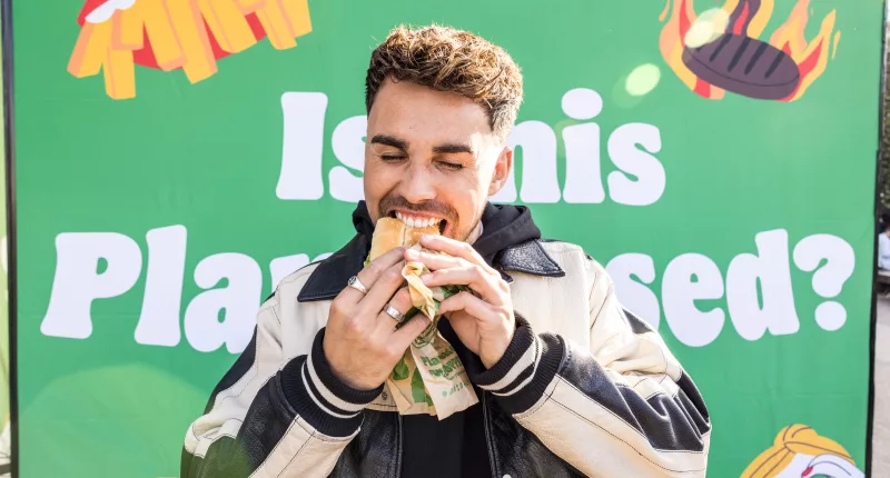Joe Baggs revealed the people of London struggled to tell the difference between meat and plant-based