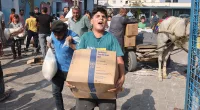 Mobs of desperate Palestinians break into UN warehouses